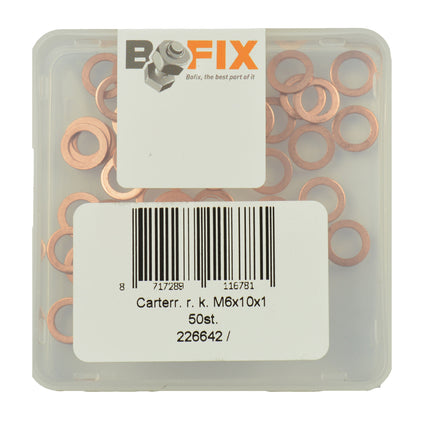 Bofix rondelle carter cuivre M6x10x1 (50 pcs)