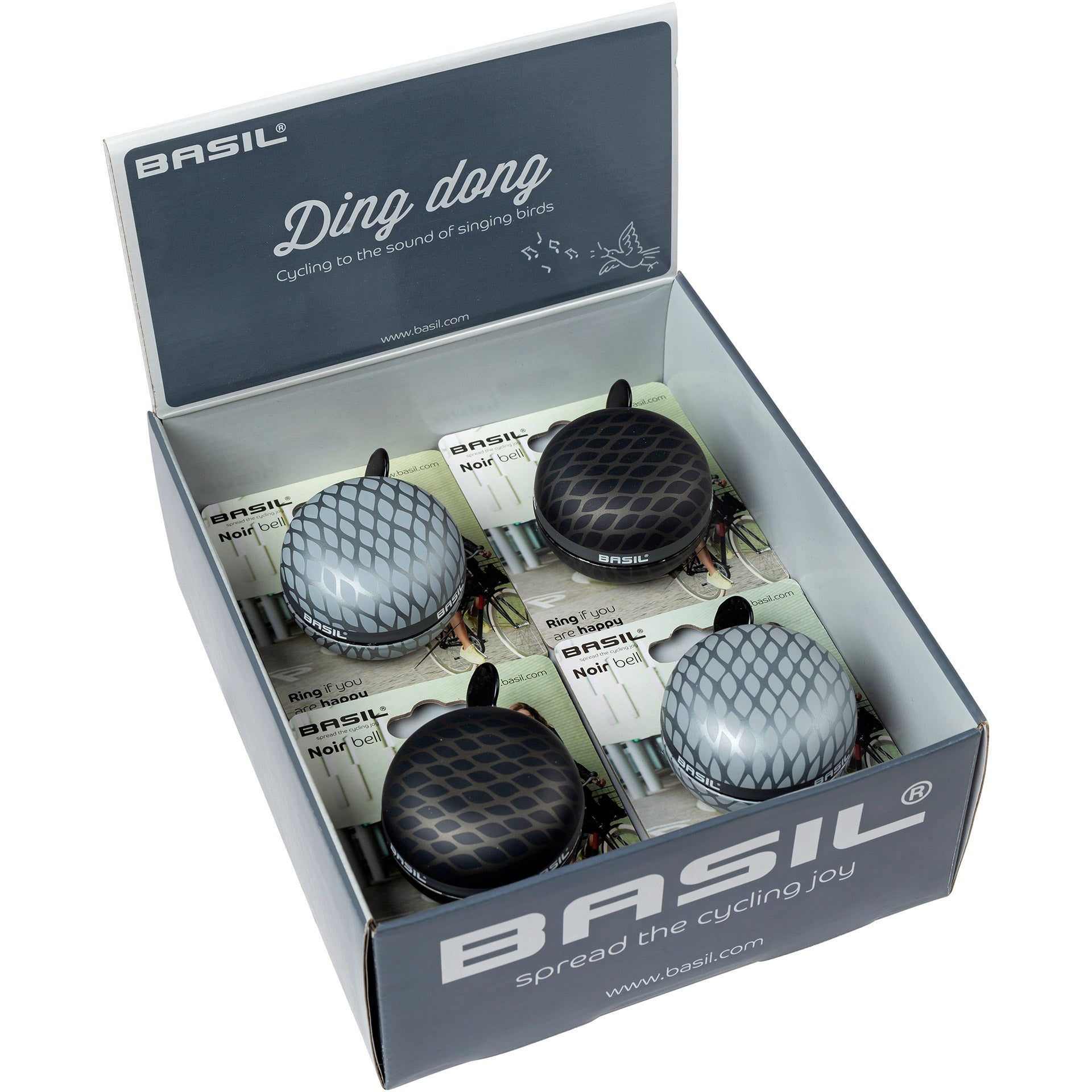 Basil bel Ding Dong 60mm in display box (4st)
