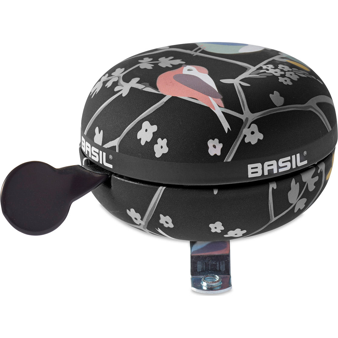 Basil Big Bell Wanderlust ding dong 80mm charcoal 50438