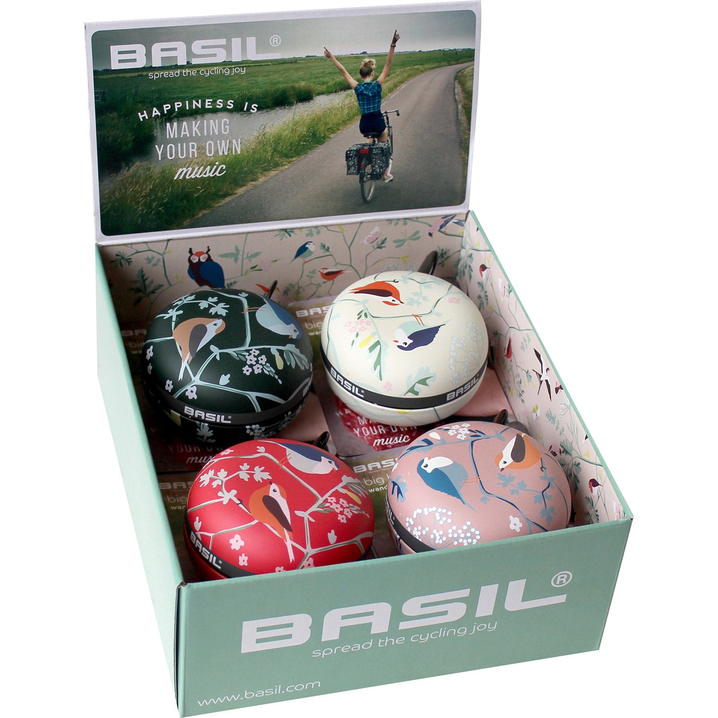 Basil Big Bell Wanderlust ding dong BOX (4st.) 80mm 50442
