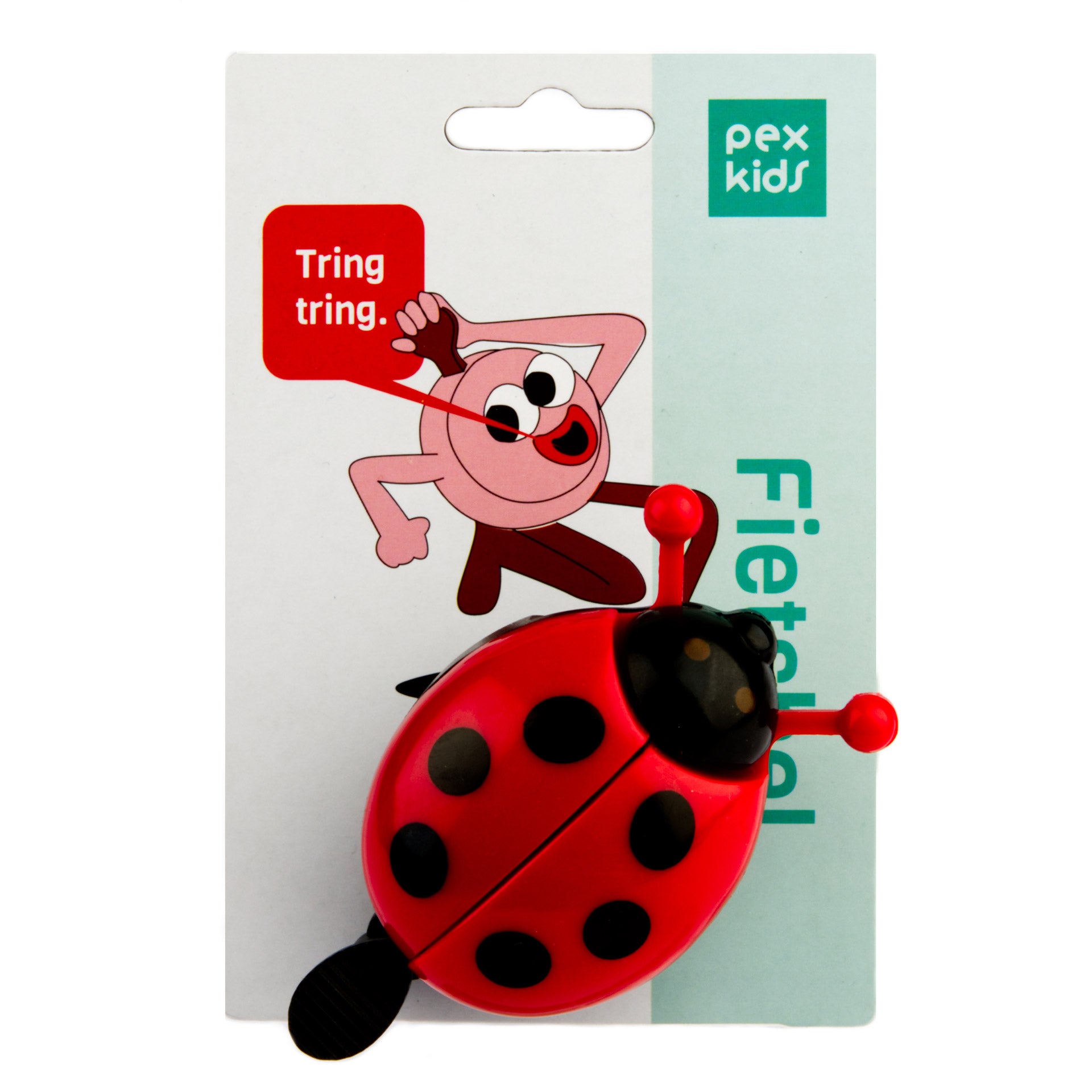 PexKids fietsbel Onzelieveheersbeestje rood