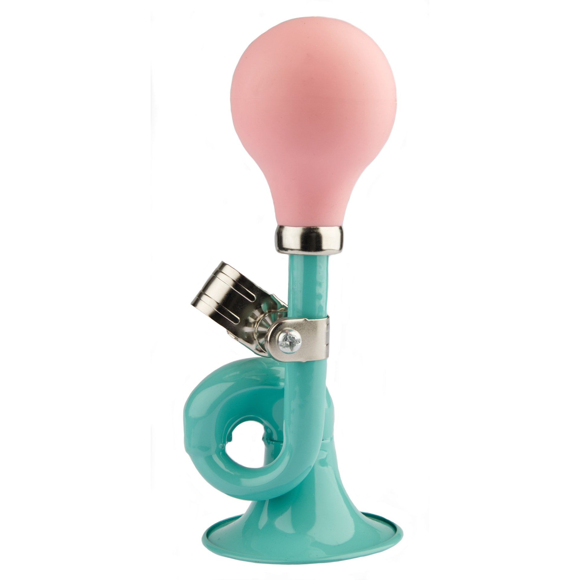PexKids fietstoeter krul Green Toet met roze bol