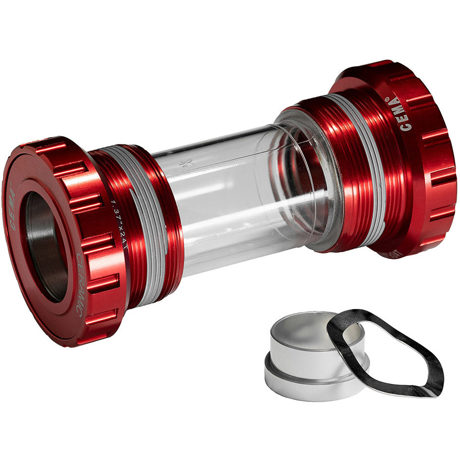 CEMA Bracketas BSA SRAM GXP-Keramisch-Rood