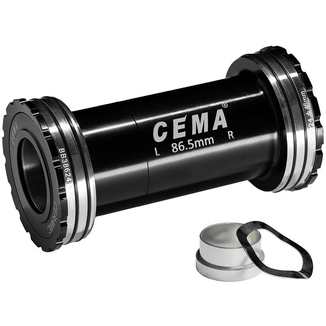 CEMA Bracketas BB386 Interlock SRAM GXP-Keramisch-Zwart