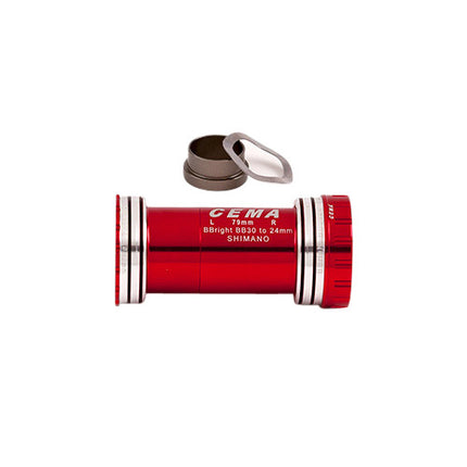 CEMA Bottom Bracket BBright42 Int. SRAM GXP Ceramic Red