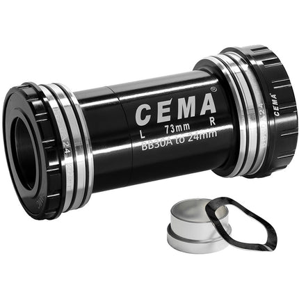 CEMA Bottom Bracket BB30A Interlock SRAM GXP-Stainless Steel-Black