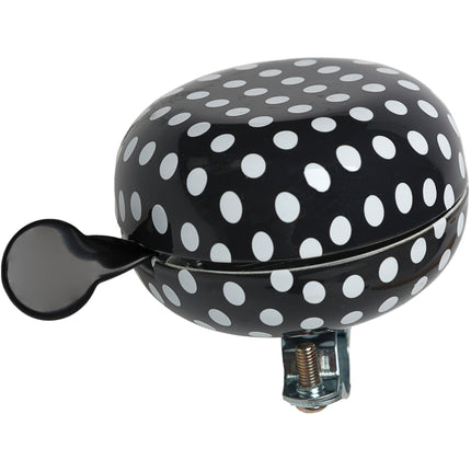 New Looxs Ding Dong bell 80mm Polka Dot black