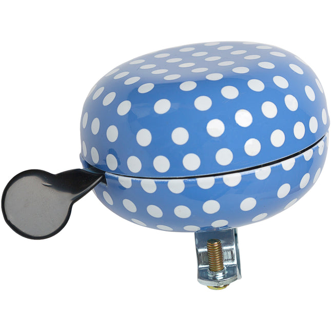 New Looxs Ding Dong bell 80mm Polka Dot blue