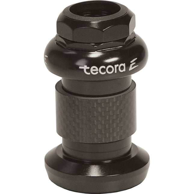 Tecora E balhoofdstel staal 1" draad zwart