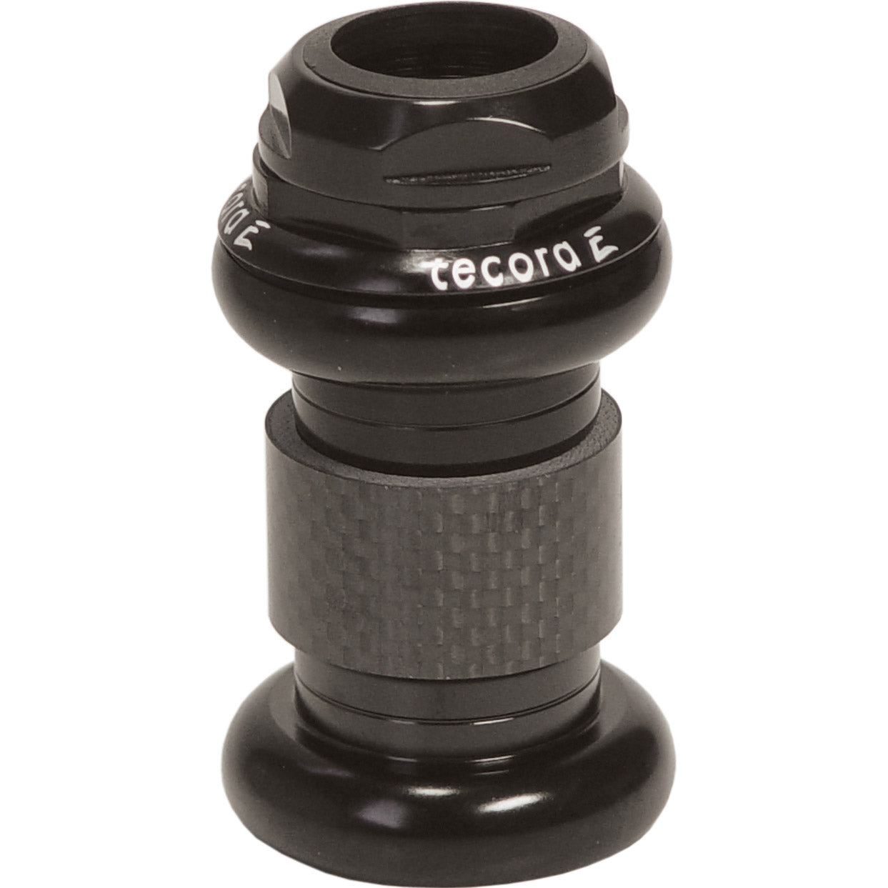 Tecora E balhoofdstel 1" 25.4x30.2x26.4mm draad zw.
