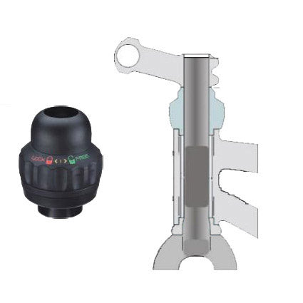 Balhoofdstuurslot lock-out  A-Head 1 1/8"