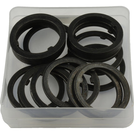 Bofix balhoofd-tussenlegring (opvulring) zwart 1" (20st)