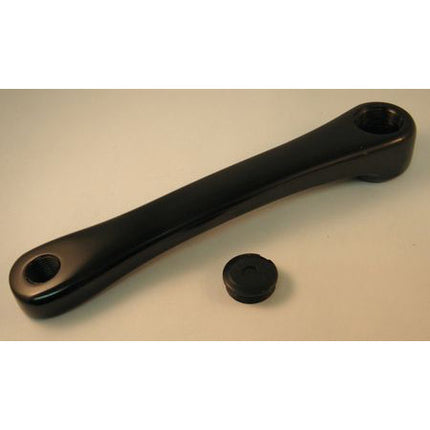 Crank left aluminum keyless 170mm black