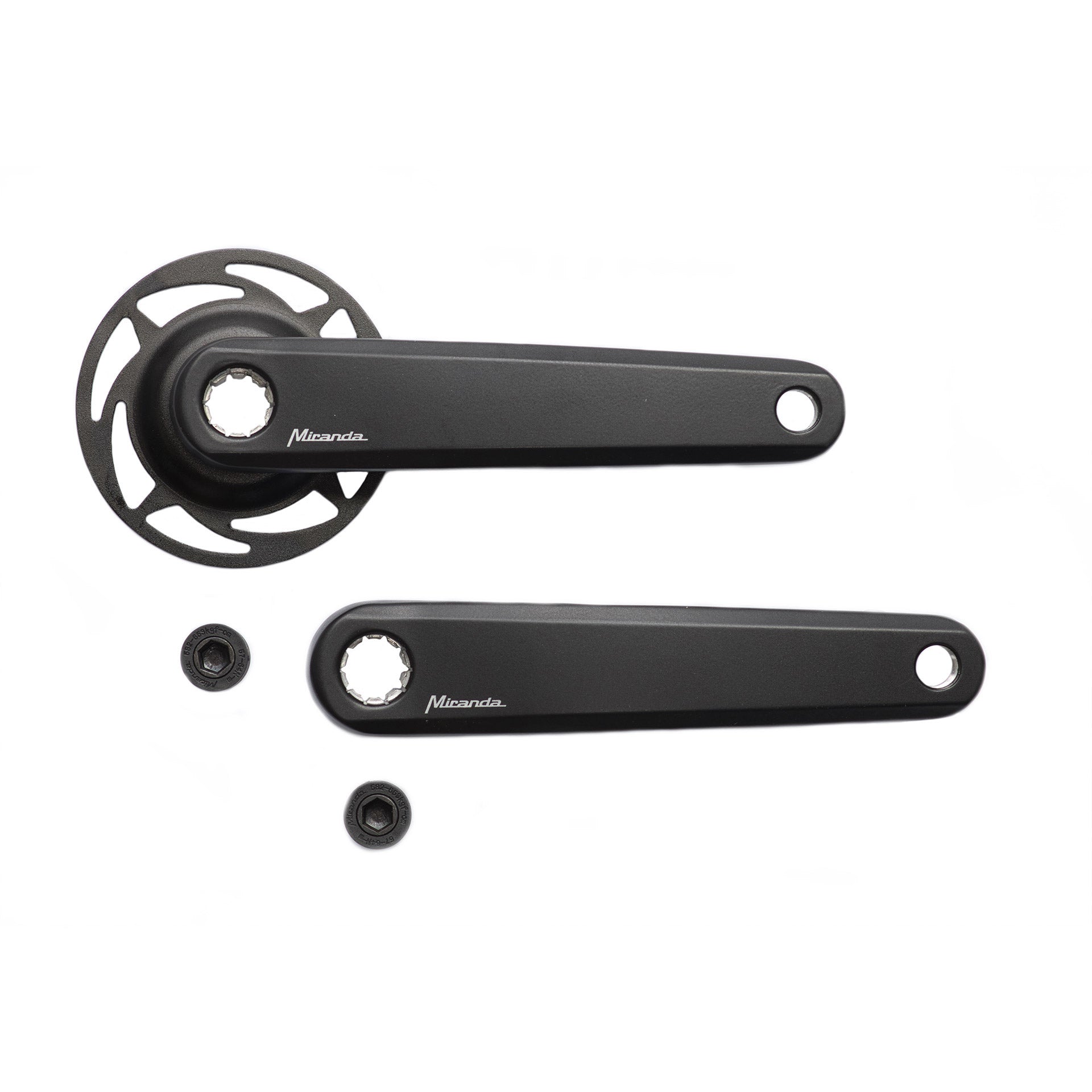 Miranda crankset E-bike Delta voor Bosch2 170mm zwart