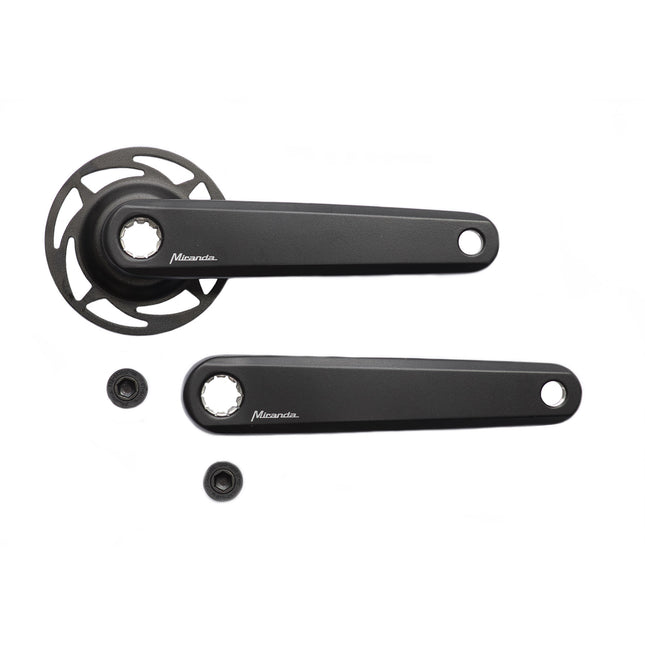 Miranda crankset E-bike Delta voor Bosch2 170mm zwart
