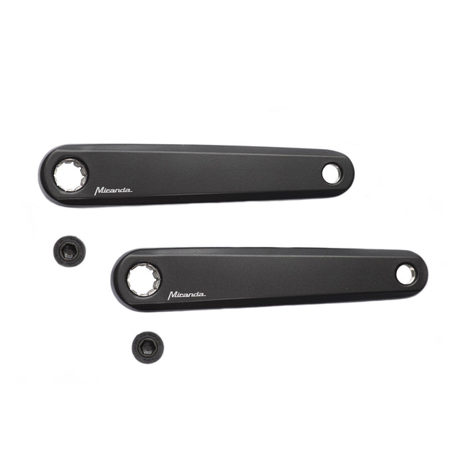 Miranda crankset E-bike Delta voor Bosch1 170mm zwart