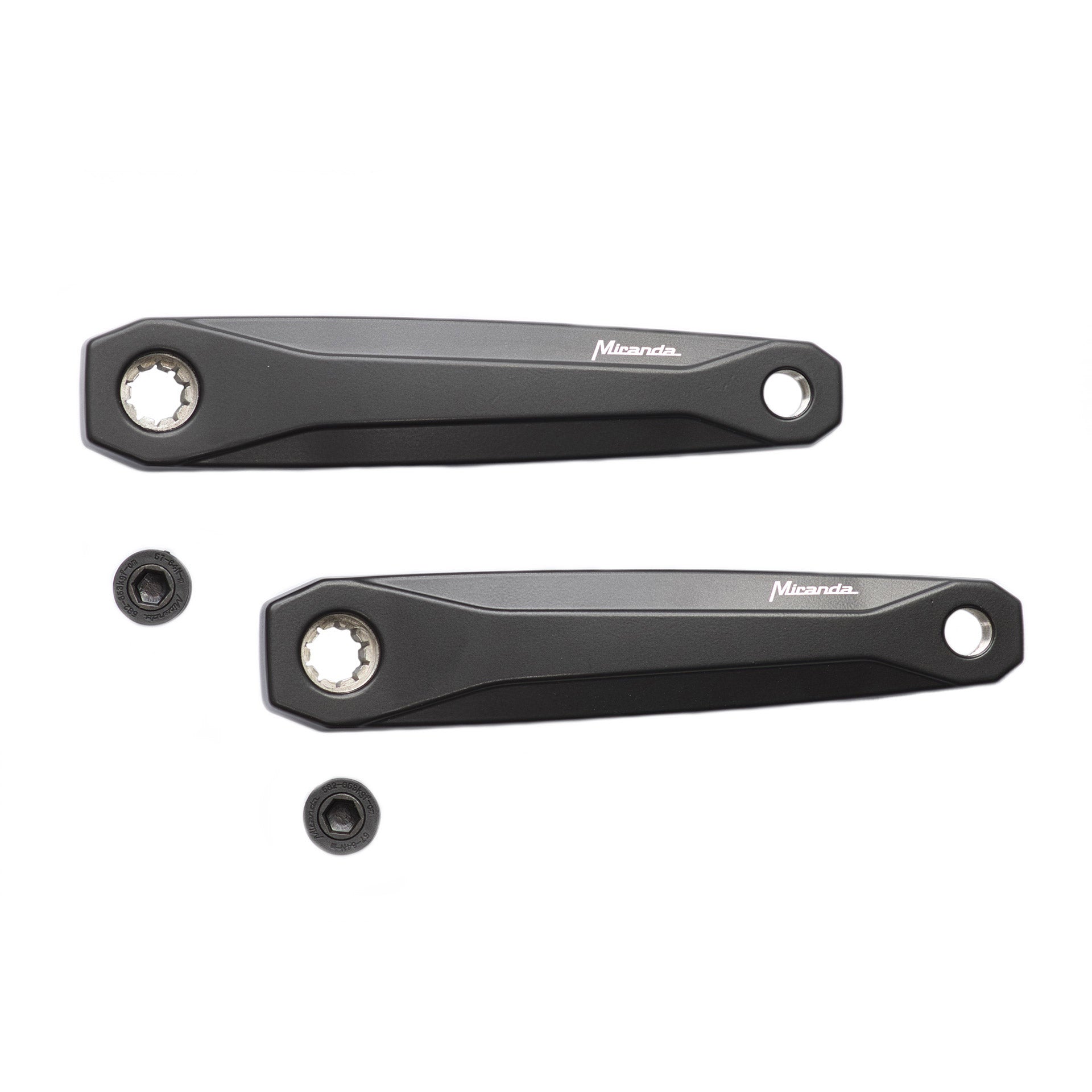 Miranda crankset Lambda Bosch3 Isis 170mm zwart
