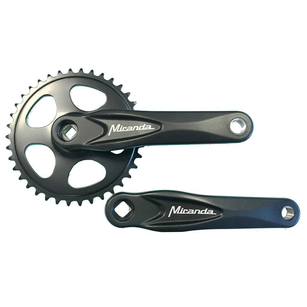 Miranda crankstel Alfa 1, 38T 3/32“ 170mm zwart