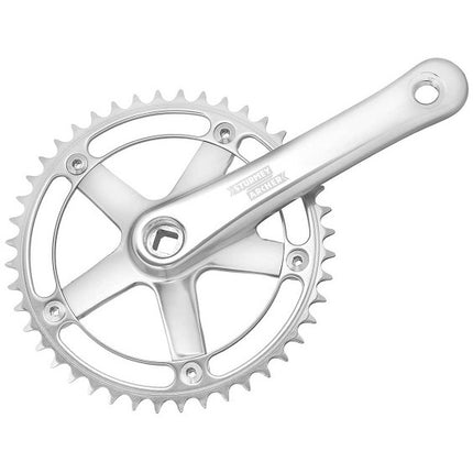 Sturmey Archer crankset silver. 42T 170mm FCT62