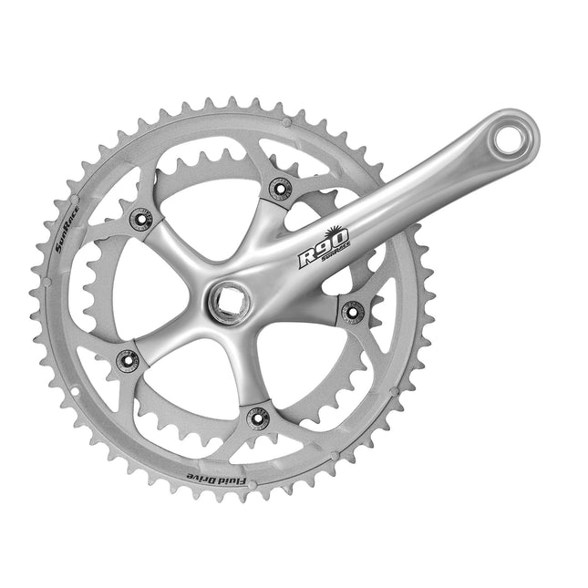 SunRace crankstel R-90 34-50  FCR96 zilver 170mm