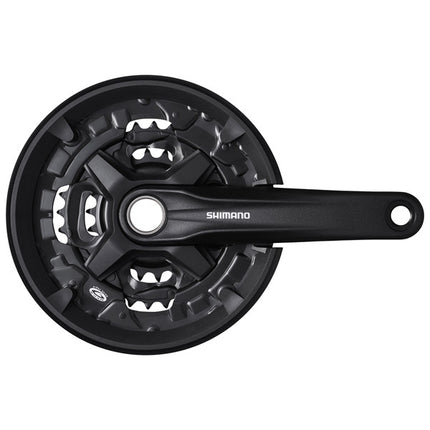 Shimano crankstel Altus MT2103 44-32-22 9V 175mm Zwart