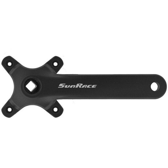 SunRace crankstel FCM800 zonder kettingblad 175mm