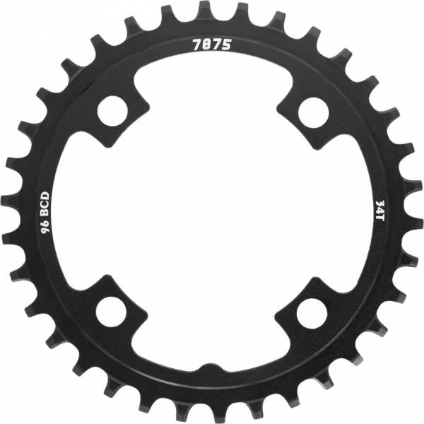 SunRace kettingblad 34T legering, BCD 96