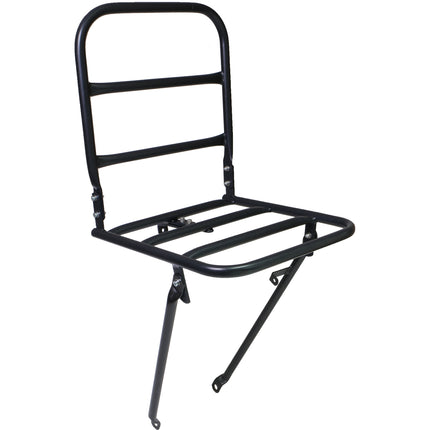Steco front carrier uni. 30x30 crown bolt mounting matt black