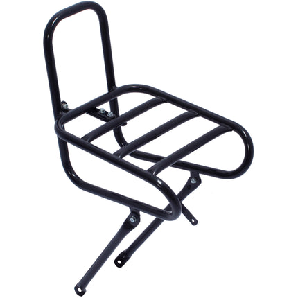 Steco Smooth voordrager 25cm kroonboutmontage glans zwart