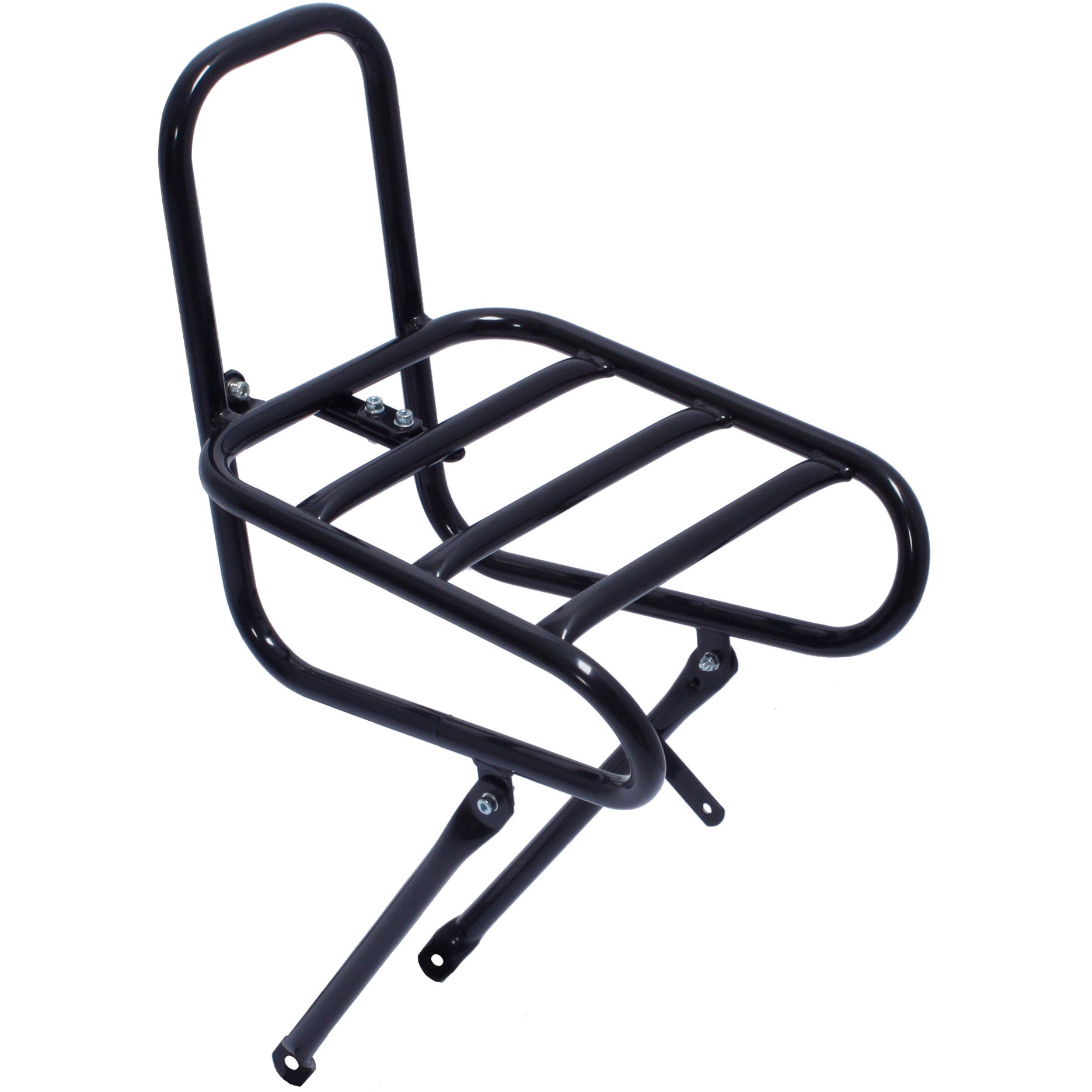 Steco Smooth voordrager 25cm kroonboutmontage glans zwart