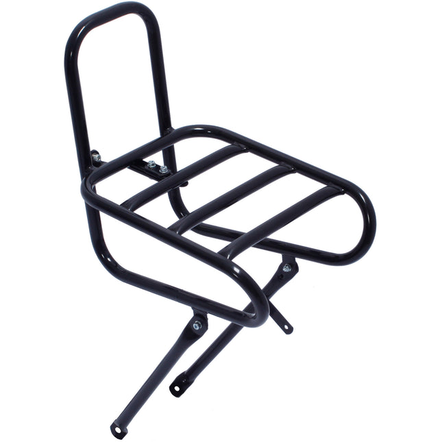 Steco Smooth voordrager 25cm kroonboutmontage glans zwart