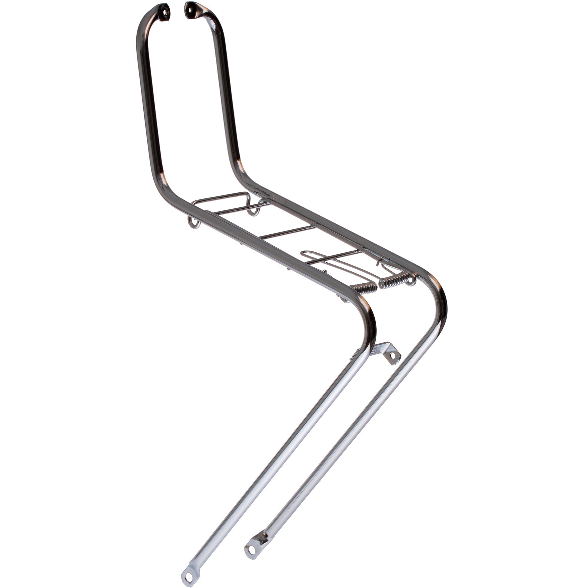 Steco voordrager 28" met klem en lamphaak chroom blanke lak