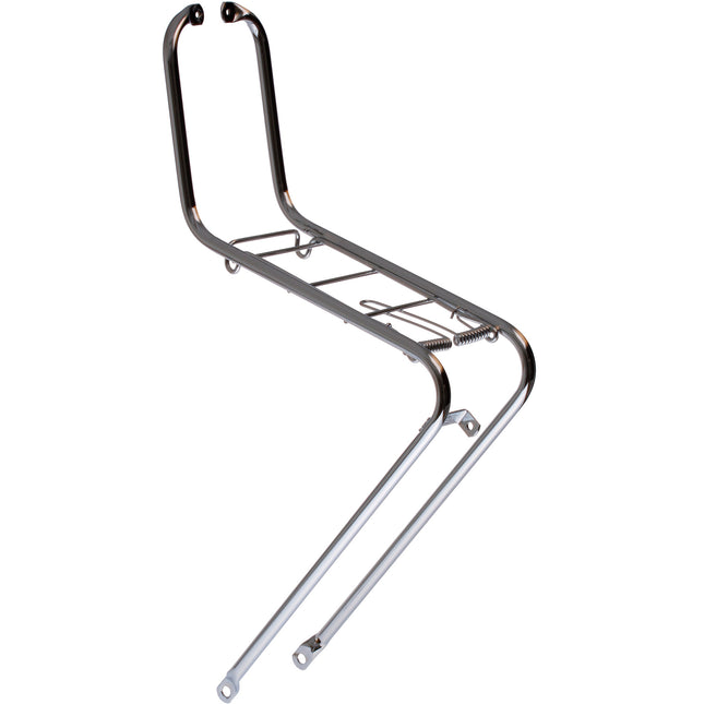 Steco voordrager 28" met klem en lamphaak chroom blanke lak