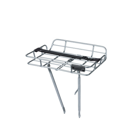 Basil Portland Voordrager met rand alu verchr. naturel 50408