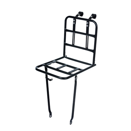 Basil Front Carrier Large Transparent Black 50097