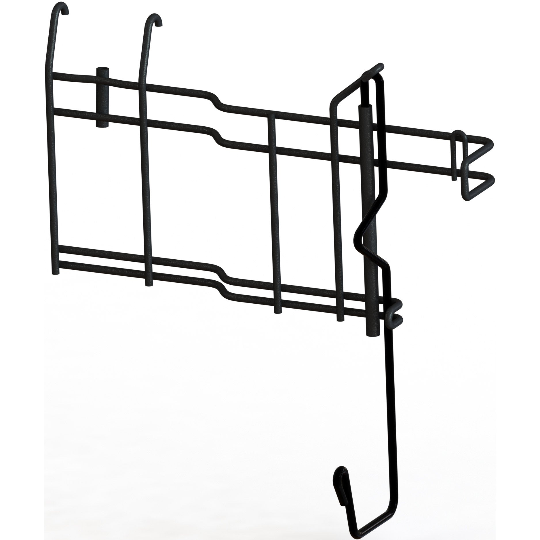 Steco Buggy-Mee drager zwart De Luxe staal (tot 7 kg)