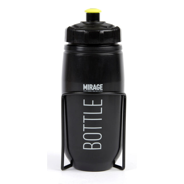 Mirage bidon zwart met houder