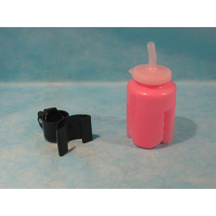 Gourde + porte-bidon enfant rose