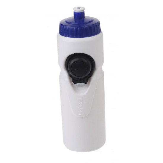 Bi-Bell bidon met bel wit/blauw 750ml