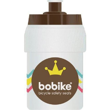 Bobike bidon 350ml  voor kinderen wit/bruin