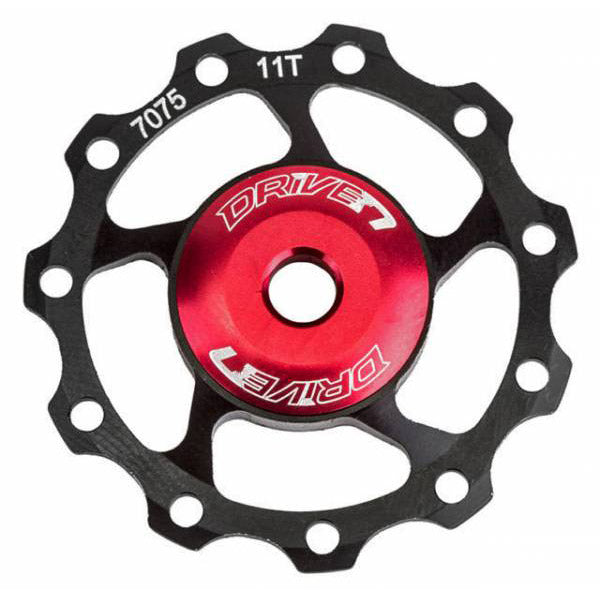SunRace derailleurwiel 11t ceramic alloy rood
