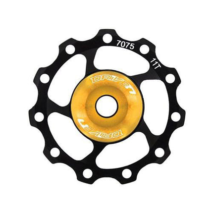 SunRace derailleur pulley 11t alloy gold