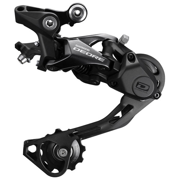 Shimano achterderailleur Deore 10v Shadow+ medium kooi zwart