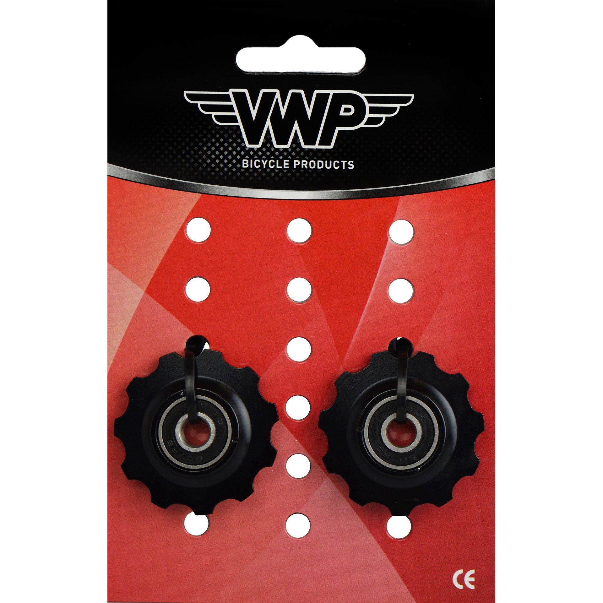 VWP Set derailleurwieltjes  11t. PUL-110 Chromo lagers