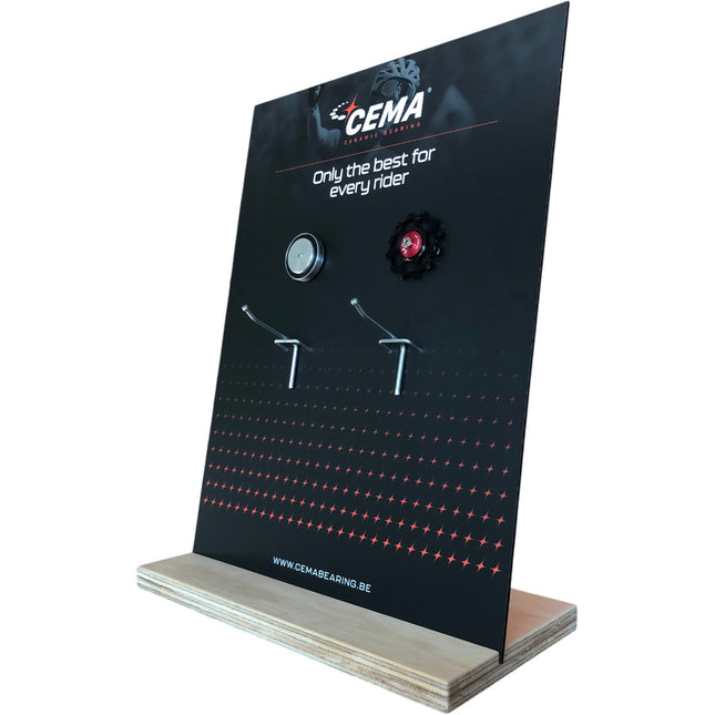 CEMA toonbankdisplay derailleurwieltjes / pulleys