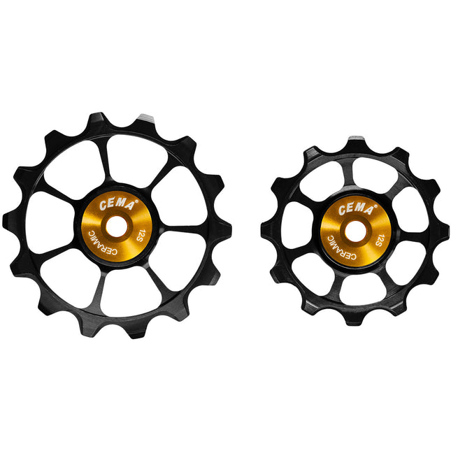 CEMA derailleurwieltjes SRAM AXS + XPLR 12v ker. zwart