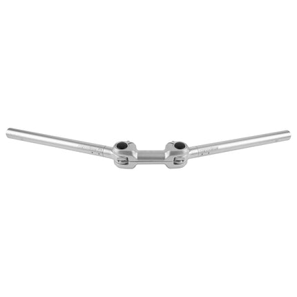Ergotec stuur AHS Superlight 25.4 verstelbaar zilver
