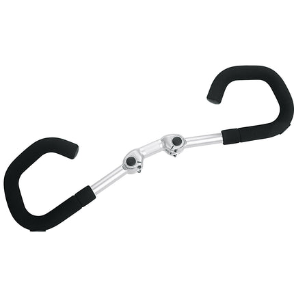 Ergotec vlinderstuur AHS Premium 25.4 verstelb. zilver