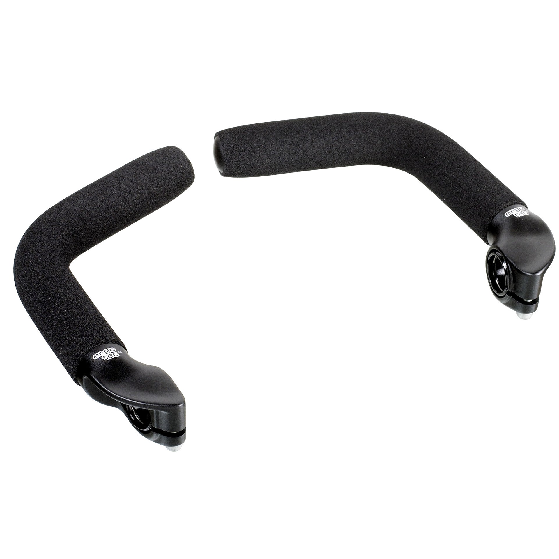 Ergotec Bar-ends EVO Touring Maat L Verstelbaar Alu zwart