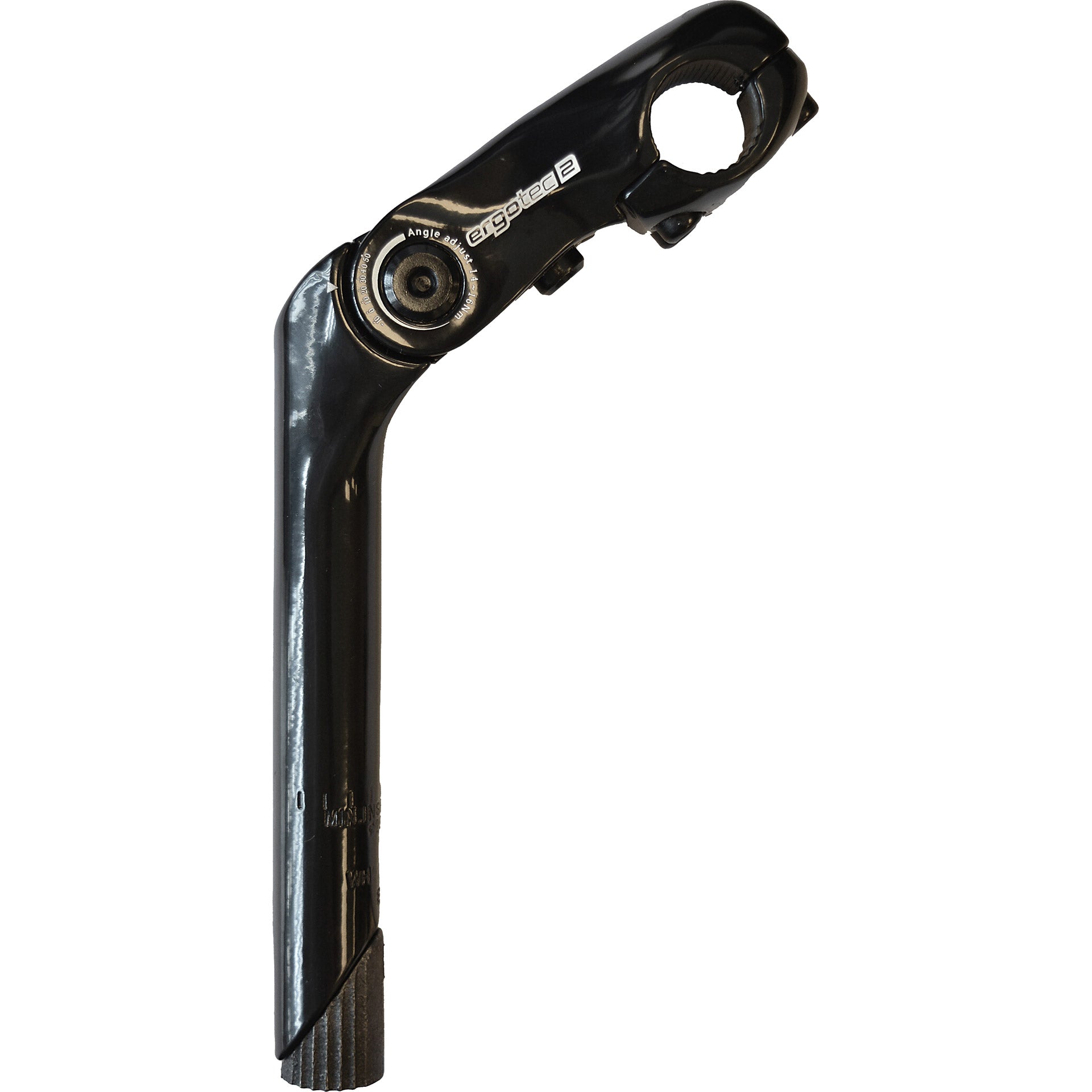 Ergotec stuurpen Kobra Vario 25.4/25.4 180/90 verst. zwart